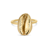 18ct Gold Vermeil Cowrie Shell Ring