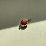 Remnant 009 - Red Jasper & Citrine Silver Pendant