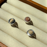 Remnant 018 - Mini Spiral Shell Silver Ring