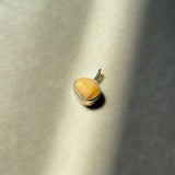 Remnant 012 - Yellow Baltic Amber Silver Pendant