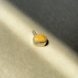 Remnant 012 - Yellow Baltic Amber Silver Pendant