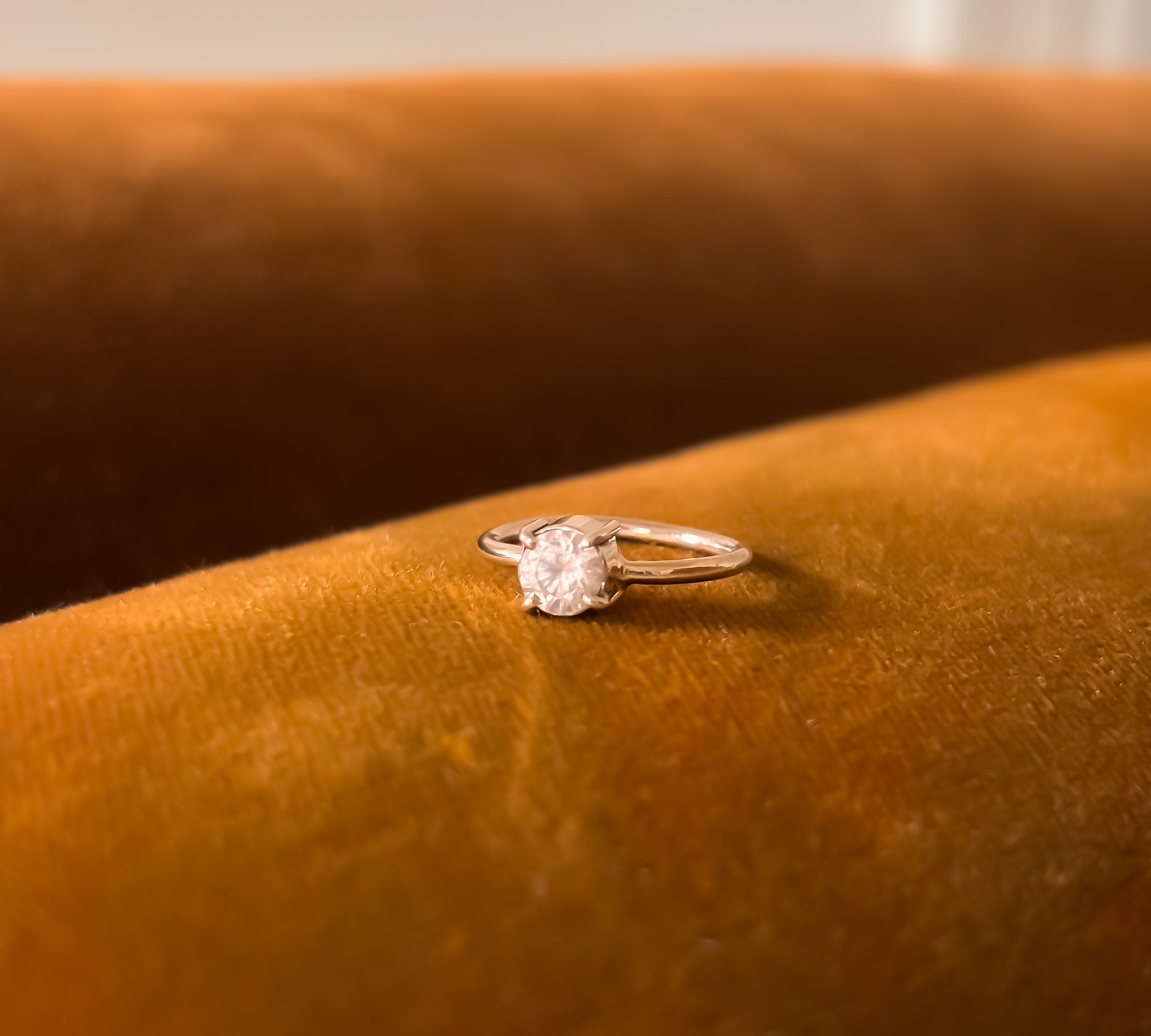 Diamond style Ring in Silver