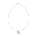 Sterling Silver Ammonite Choker Necklace