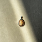 Remnant 013 - Limpet Shell Diamond Style Silver Pendant