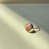 Remnant 018 - Mini Spiral Shell Silver Ring