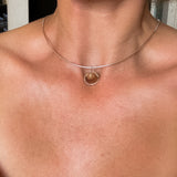 Remnant 008 - Little Brown Shell Silver Pendant