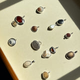 Remnant 013 - Limpet Shell Diamond Style Silver Pendant