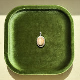 Remnant 013 - Limpet Shell Diamond Style Silver Pendant