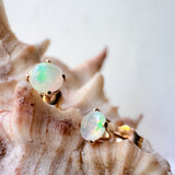 Ethiopian Opal Studs Gold