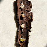 Remnant 003 - Silver Green Jasper Citrine Pendant