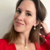 Gold Heart Locket Necklace
