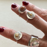 Remnant 017 - Mini Snail Shell Silver Ring