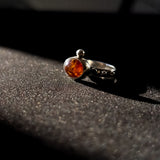 Mystical Amber Sapphire Ring