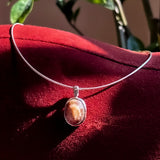 Remnant 001 - Silver Limpet Diamond Style Pendant