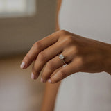 Diamond style Ring in Silver
