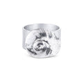Sterling Silver Chunky Textured Spiral Shell Ring