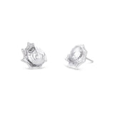Sterling Silver Astra Shell Stud Earrings