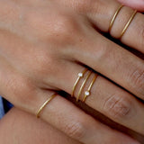Dainty Sparkly Ring - Gold