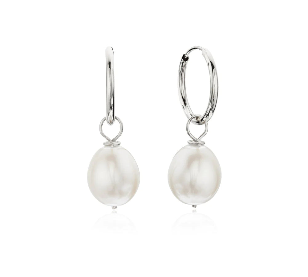 Ivory Freshwater Pearl Earrings Small “Mila”