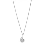 Ammonite - Shell Pendant Necklace Gold, Silver