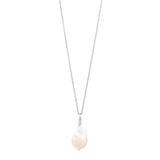 Baroque Ivory Teardrop Pearl Necklace “Megan”