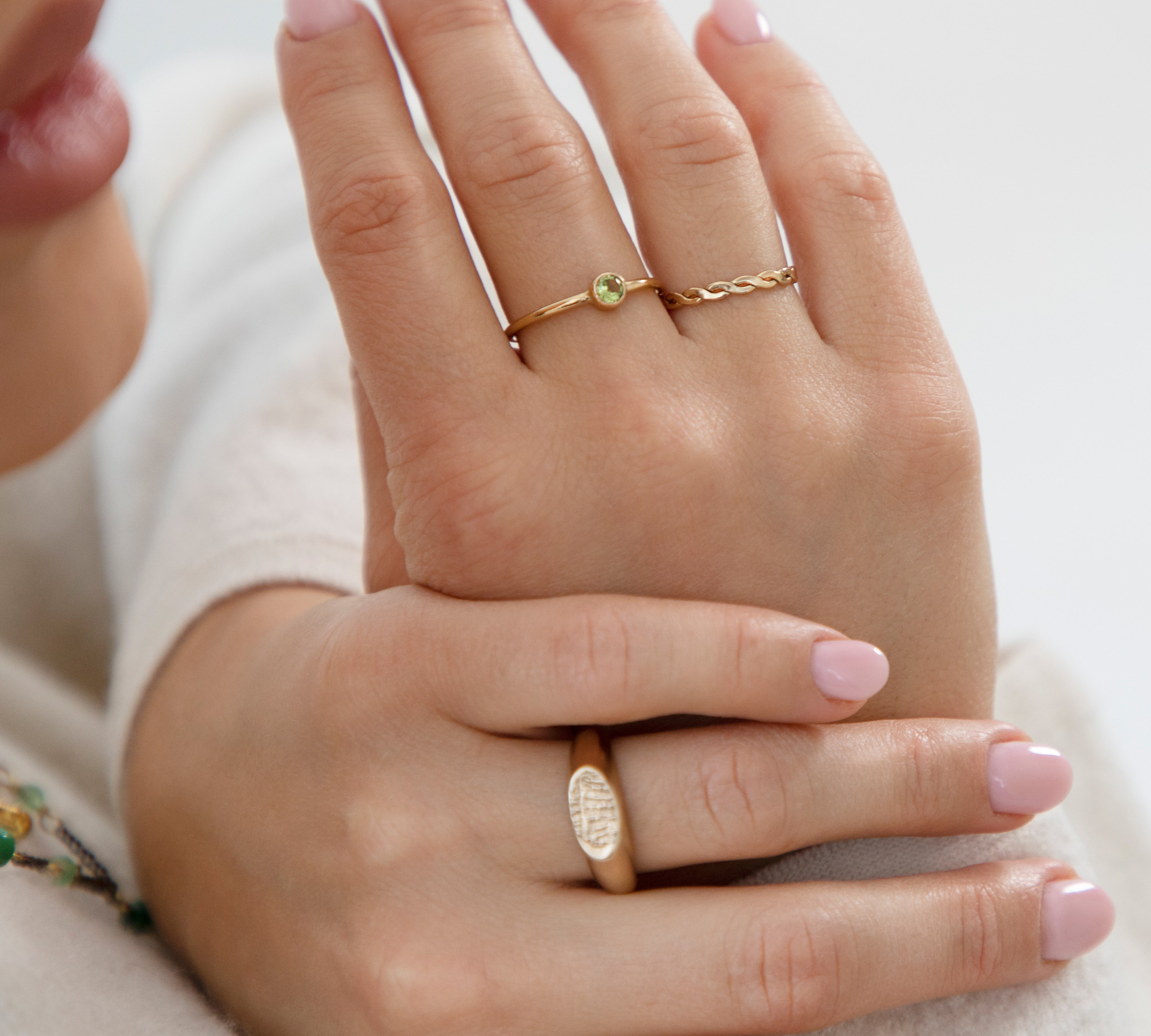 Eternity - Delicate Braided Gold Ring